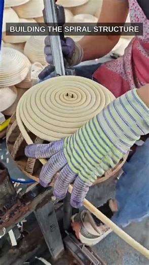How a Natural Rattan Basket Base Is Made | Real Production