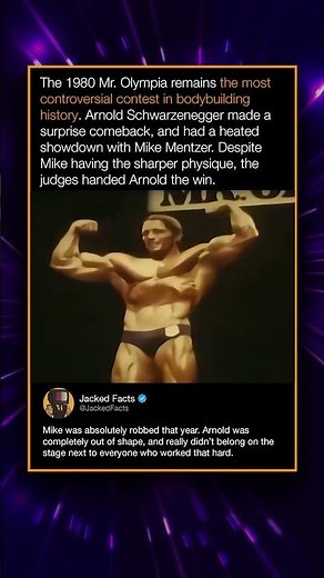 The 1980 Mr. Olympia remains the most controversial contest in bodybuilding history.