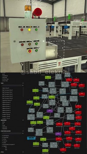 Factory IO #electrician #gaming #industrialelectrician