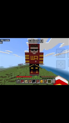 I build my Minecraft skin statue in Minecraft 🗽