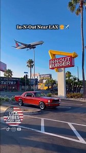 The In-N-Out Where Planes Fly Overhead! 🍔🍟✈️ | 📍Los Angeles