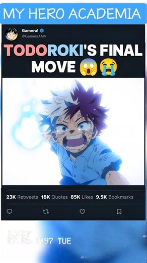 TODOROKI'S FINAL MOVE 😱😭 | #myheroacademia #edit #mha #amv #anime