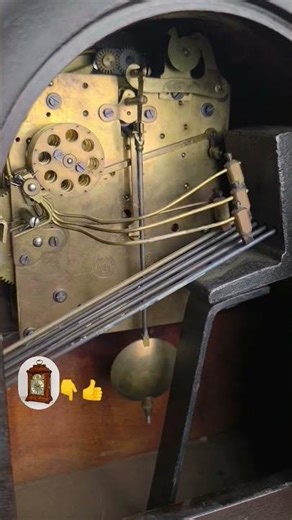90 old clock bell sound power less technology 1935 #clock #antiqueclockshop #shorts #shortvideo
