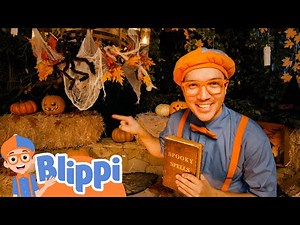 Blippi's Spooky Spell Halloween Blippi Special | Learn with Blippi | Halloween Cartoons | Kids Story