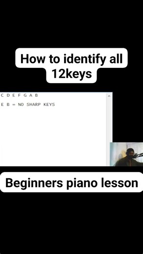 How to identify all 12 musical keys on the piano Part 17 | Vicpiano | Facebook