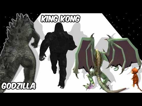 Kaiju Run Gameplay | Monster Evolution & Giant Boss Battle! GODZILLA VS KING KONG Battle !