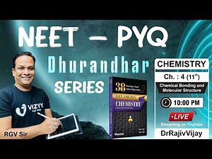 NEET(UG)- Chemistry 38-Year PYQS (Ch-4 Chemical Bonding and Molecular structure) (Lecture-1)