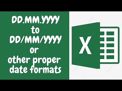 DD.MM.YYYY to DD/MM/YYYY or any proper date format of Excel