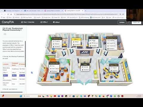 2 6 12 Lab Troubleshoot Physical Connectivity 1