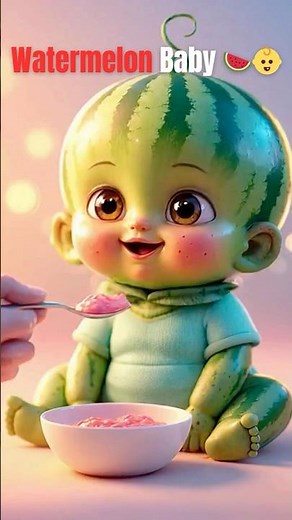 Watermelon Baby Moments That'll Make You Smile 😊🍉 #wholesome #adorable