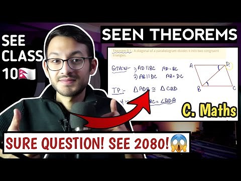 '2 Tricks' to solve all GEOMETRY THEOREMS🔥🇳🇵! Class 10 | SEE 2081