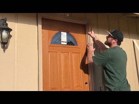 Installing a New Fiberglass Prehung Front Door
