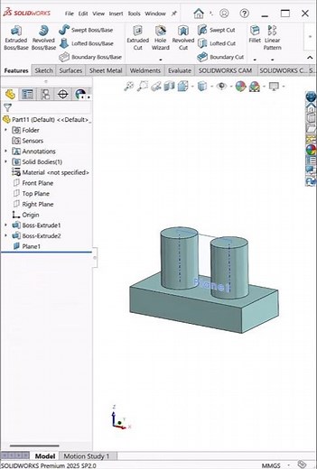 Coincident Axis to Axis & Plane in SolidWorks | Reference Geometry #shorts