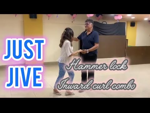 Jive Basic Steps Tutorial for Beginners | Hammer lock dance step