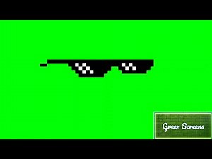 Deal With It Glasses Green Screen Source MLG | Green screen Thug Life + sound effect