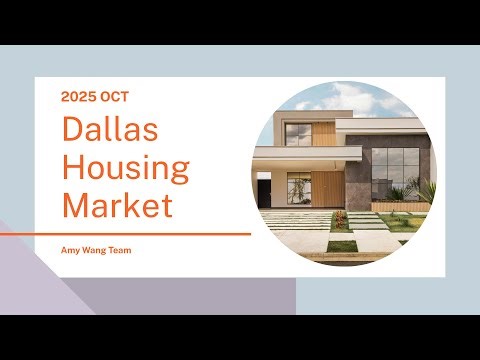 2025 October Dallas Real Estate Market Analysis