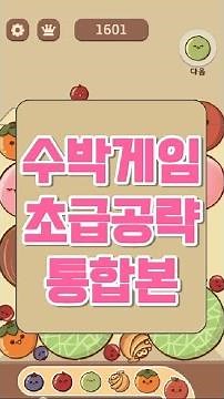 [수박게임] 초급 공략 통합본