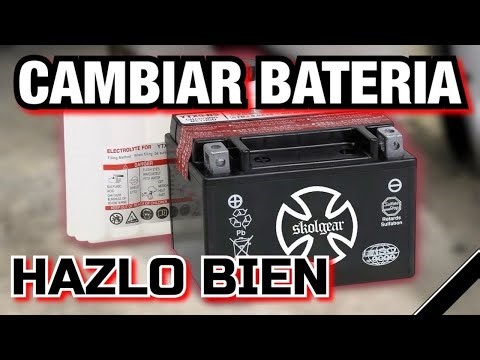 Cambiar BATERÍA de tu MOTO 🔋 | Forma CORRECTA | AGM y Ácido a parte | TUTORIAL