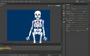 Animate软件中骨骼工具的基本用法，Adobe官方出品的。英文解说。_哔哩哔哩_bilibili