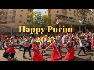 Israel PURIM HOLIDAY 2023 🇮🇱 Хаг Пурим Самеах #israel #purim #karmiel