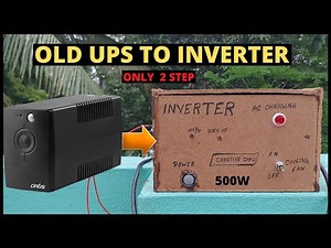 Old ups to inverter// Convert Your old UPS into Inverter at Home