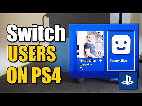 How to Switch USER Accounts on PS4 or Logout (Best Method)