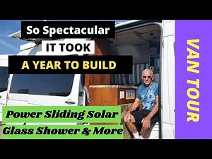 Van Life: 76 yr Old Genius Builds EPIC Luxury Van / It Took a Year to Build