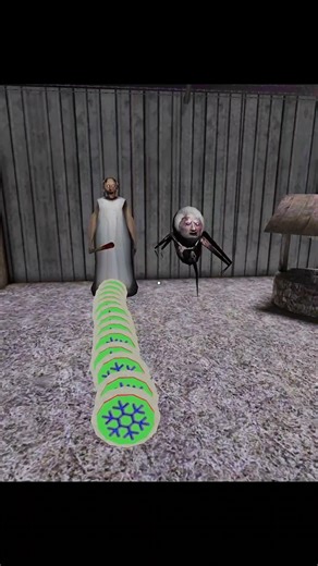 Granny & Spider Freeze Trap 😯Trolling #granny #shortsfeed #shorts