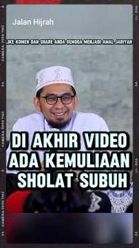 The 2 Most Special Prayer Times! Subuh Has This Secret 🛑 - Ustadz Adi Hidayat Part 1