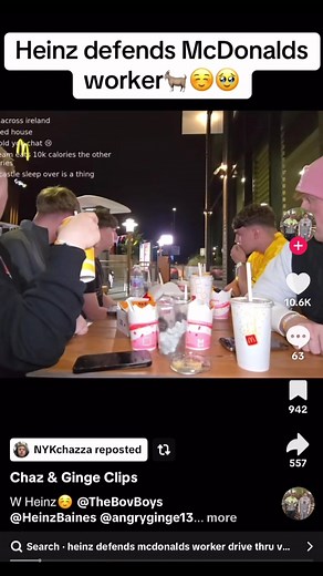 Heinz Baines Stands Up for Women at McDonald's