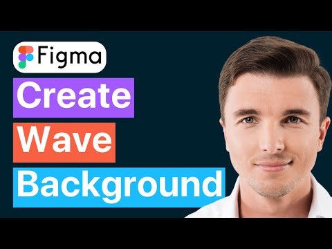How to create wave background in Figma with the Bend tool