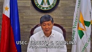 Undersecretary ERNESTO G. CAROLINA, Philippine Veterans Affairs Office (PVAO) Administrator, conveys the Filipino Veterans community’s congratulations to the Department of National Defense for its 81st Founding Anniversary. PVAO is a bureau of the defense department that administers benefits and provides medical care for Filipino war and military veterans. #DND81stAnniversary #OneDefenseTeam #DNDat81 | Department of National Defense - Philippines