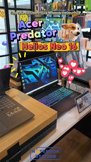 Acer Predator Helios Neo 16 i5-13500HX RTX4050(6GB) Ram16 SSD512 จอ16 WQXGA 165Hz จอสวยสีตรง สเปคสูงจัดเต็ม คีย์บอร์ดไฟRGB4Zone เครื่องสวยวัสดุดี มีประกันศูนย์ ราคาเพียง 27,990.- .............................................................. [โน๊ตบุ๊คเกมมิ่งมือสอง รุ่น Notebook Acer Predator Helios Neo 16 PHN16-71-58MD][NB04226] :เหมาะกับการใช้งานเล่นเกมออนไลน์ แรงทุกเกม ทำงานออกแบบกราฟิกตัดต่อวิดีโอ รันโปรแกรมหนักๆ สามารภใช้งานหนักได้สบาย ตัวเครื่องประมวลผลไวมาก #CPUรหัสHX #14Core #20Threads #1