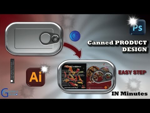 How to Design a Canned Product Label (Photoshop & Illustrator)
