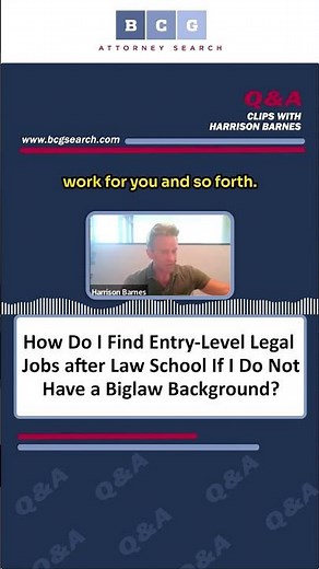 How Do I Find Entry-Level Legal Jobs after Law School If I Do Not Have a Biglaw Background?