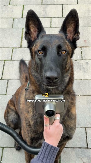 שואב אבק עוצמתי UWANT עם תחנת ריקון וניקוי אוט' ואביזר בע"ח #כלב #עולםהקולנועוהחשמל #vacuum #ניקיון