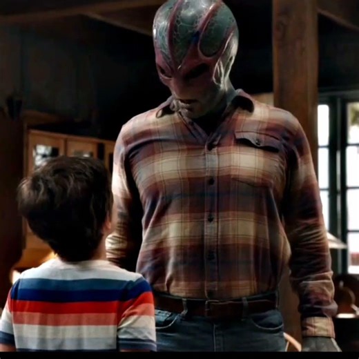 alien attack the boy