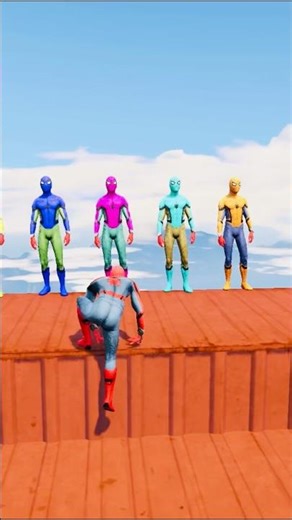 GTA 5 Epic Water Ragdolls Spiderman Jump/Fails Ep 1238 #shorts