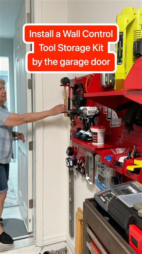 Easy Access to Tools Stored in Garage