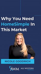 Don’t let contingencies hold back your homebuyers’, HomeSimple can give you an extra edge in today’s market! Nicole shares her success story with this game-changing program, where homebuyers can buy their new home before they sell their old one!#allwesternmortgage #homesimple | All Western Mortgage, Inc.