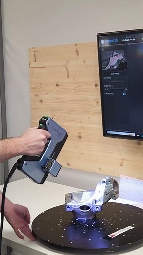 Scan d'une pièce avec le scanner 3D Einscan Pro 2X 2020