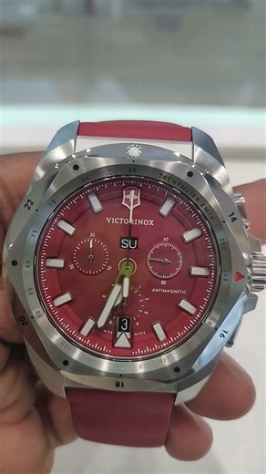 Men Red Dial I.N.O.X. Chrono Analog Watch - V241986 #victorinox #wristwatch #watch