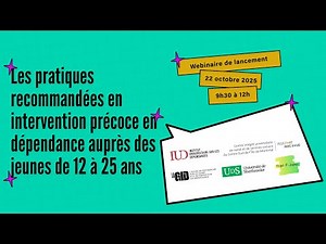 Lancement du Guide de pratique en intervention précoce auprès des jeunes de 12 à 25 ans