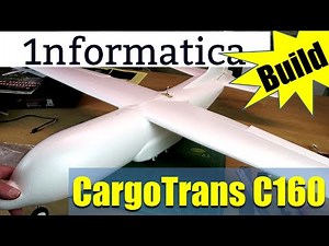 C 160 Cargotrans Twin 1120mm Wingspan EPOS Transport RC Airplane Kit Build
