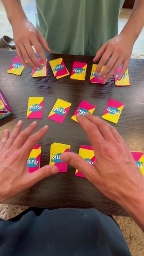 Who else loves speed and matching card games!? #matchinggame #kidsgame #twoplayergames #gamenight