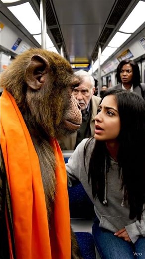 Monkey & Girlfriend – America Metro Train Silence Moment