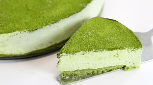 Matcha Green Tea No-Bake Cheesecake