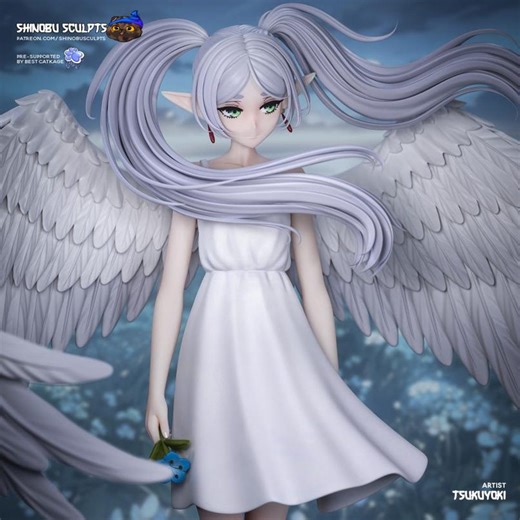 Elven Mage Resin Figure | 1/8 Fantasy Anime Model Kit | Unpainted Resin Statue - Etsy