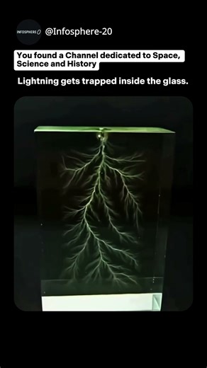 Lightning gets trapped inside a glass | #shorts #explanation #mindblown