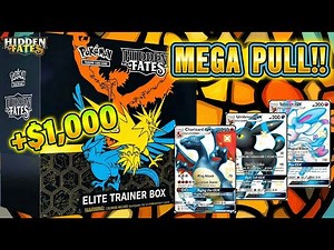 Opening One of the Most Expensive ETBs: Hidden Fates Elite Trainer Box 🔥 MEGA PULLS Inside!